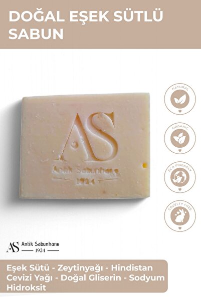 AS ANTİK SABUNHANE 1924 Doğal Eşek Sütlü Katı Sabun
