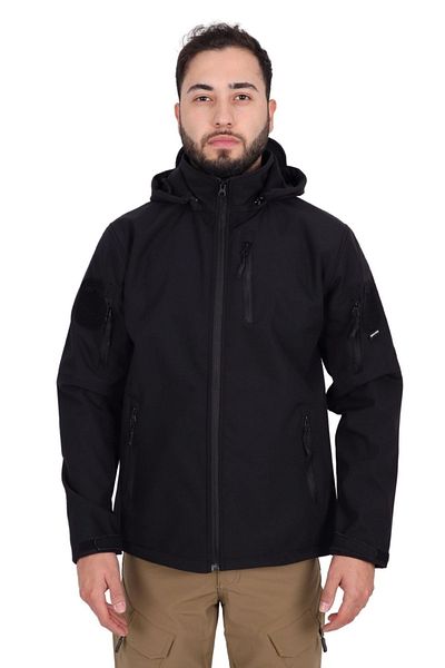 KORDAK Μαύρο παλτό Tactical Softshell