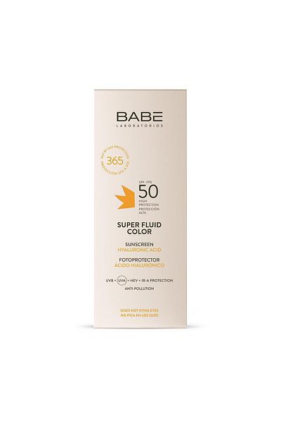 Babe Laboratorios Babe Facial Sunscreen Super Fluid Color Spf 50 50 ml