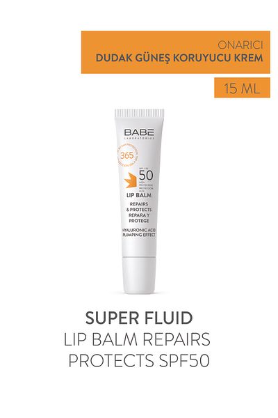 Babe Laboratorios Spf50+ Lip Balm 15 ml