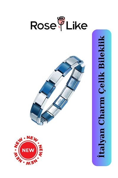 RoseLike Italian Charm Bracelet - Unwritten