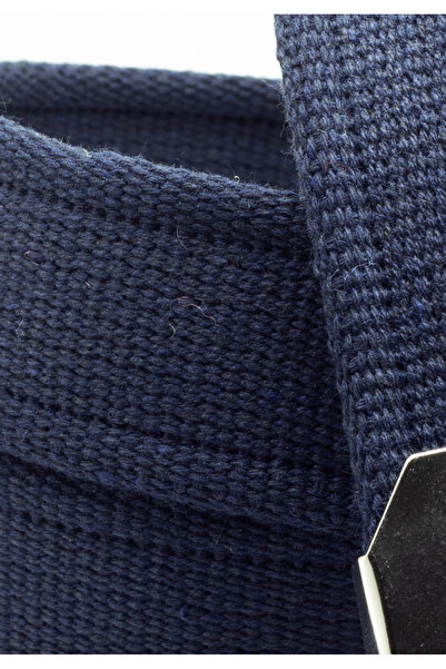 Deribond Sports Men's Belt Navy Blue 4 cm for Jeans and Canvas