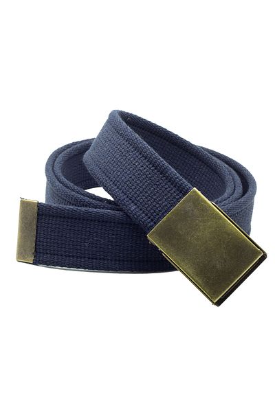 Deribond Αθλητική Ανδρική Ζώνη Navy Blue 4 cm για τζιν και καμβά