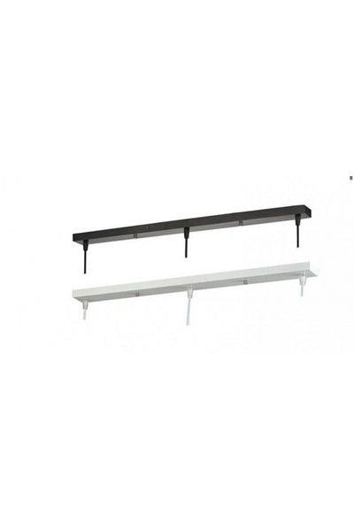 Ucandle Rectangular Triangular Chandelier Base Available in Multiple Colors - White