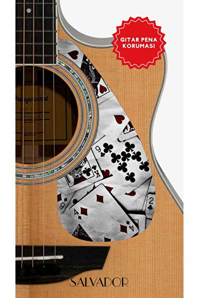SALVADOR Pickguard Akustik Gitar Kendinden Yapışkanlı (Pena Korumalığı)