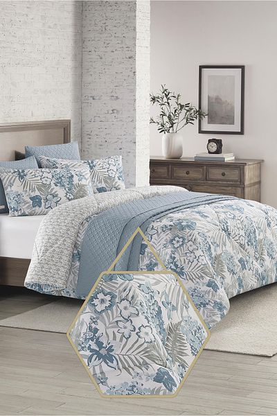 Bee Home Bed and Bath Costco | 6 Pieces King Comforter Set - 243 X 279 Cm