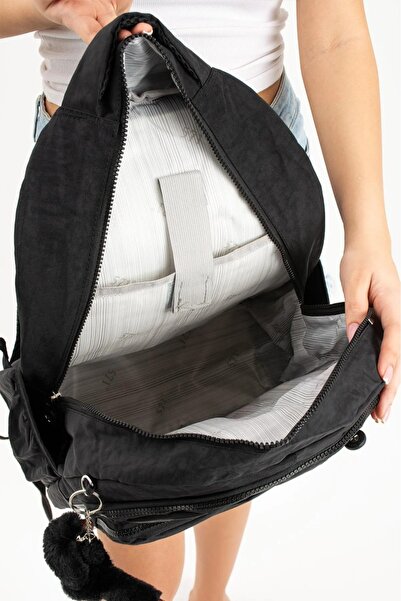 571 Collections Çanta Το Unisex Μαύρο Υπερελαφρύ Αδιάβροχο Σακίδιο Πλάτης με πολλές τσέπες είναι κατάλληλο για Γυμνάσιο και Γυμνάσιο.