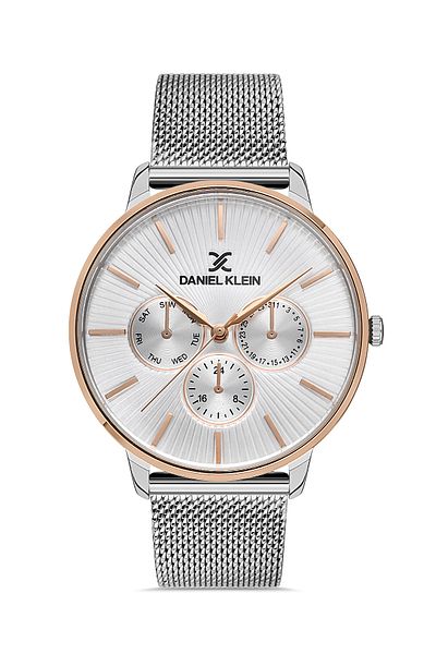 Daniel Klein Straw Steel Bracelet Women Wristwatch Bangle