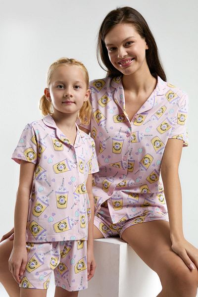 Rolypoly Mother Daughter Child Shorts Set 100% Cotton / 100% Cotton