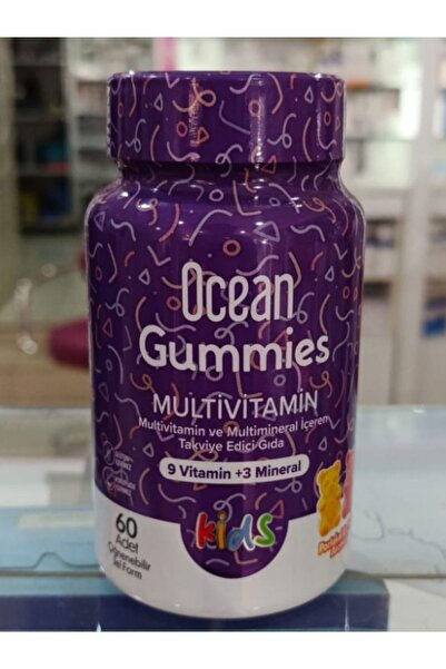 Ocean Orzax OCEAN SMART GUMMIES MULTİVİTAMİN 60 ADET ÇİĞNENEBİLİR JEL FORM