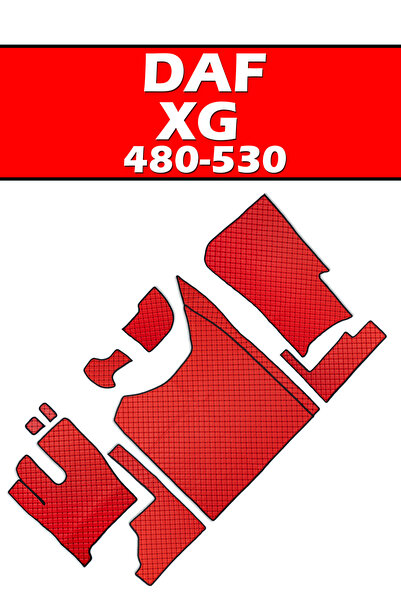 VIPTIRSHOP Daf Xg 480-530 (2022-2025) (نموذج مقعد الركاب القابل للطي) سجادة م...