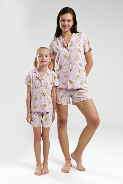 Rolypoly ANNE KIZ ÇOCUK ŞORT TAKIM %100 Pamuk / %100 Cotton