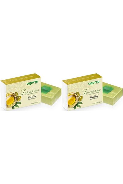 Agarta Handmade Natural Soap 150Gr with Olive Oil (Set of 2)