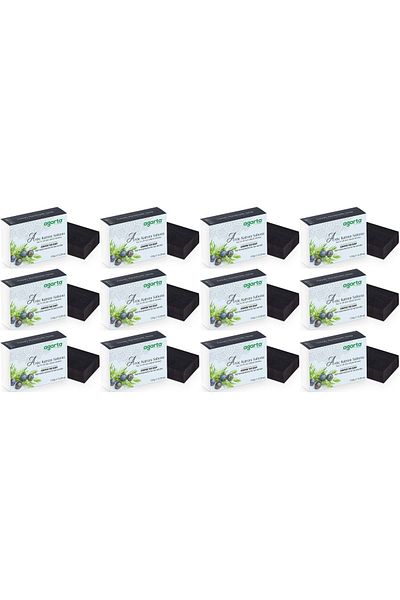 Agarta Handmade Natural Soap 150Gr Juniper Tar (Set of 12)