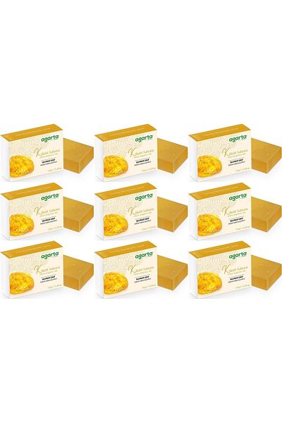 Agarta Handmade Natural Soap 150Gr Sulfur (Set of 9)