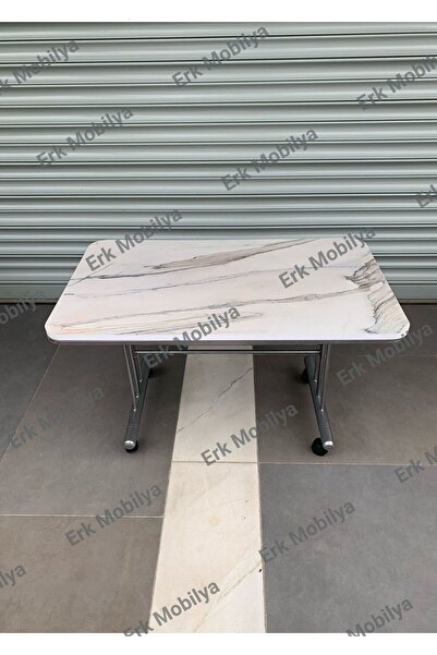 erk mobilya Tekerlekli Orta Sehpa, , Pratik Orta Sehpa, 60x100cm Masa, Tekerli Sehpa