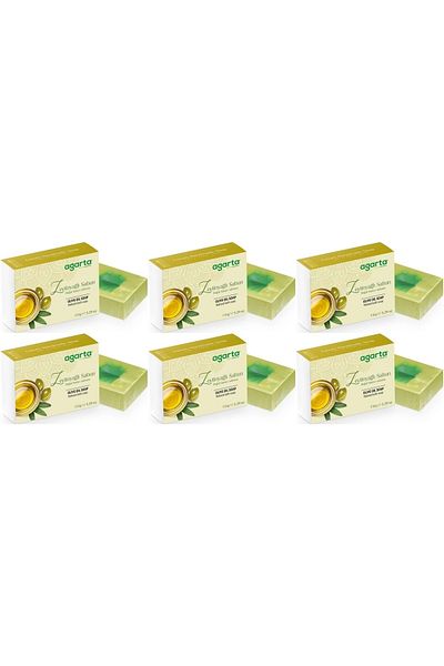 Agarta Handmade Natural Soap 150Gr with Olive Oil (Set of 6)