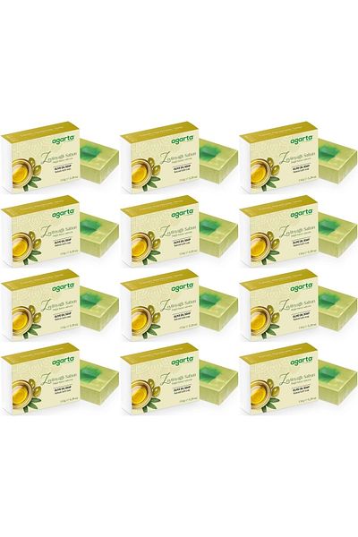 Agarta Handmade Natural Soap 150Gr with Olive Oil (Set of 12)