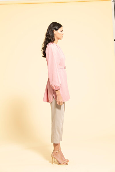 MİRAŞE MODA Tunic Belted Loose Cut (90 cm)