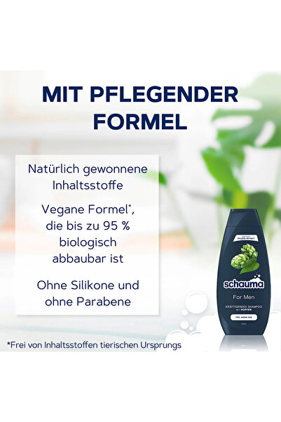 Schauma For Men, Erkekler Için Şampuan 400 ml