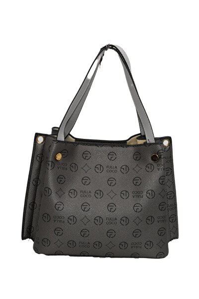 Morpelikan Platinum Monogram Women's Shoulder and Hand Bag - Three Compartments