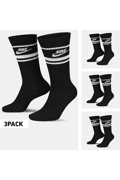Nike U Nk Nsw Everyday Essential Cr 3 Pieces Socks Dx5089-010