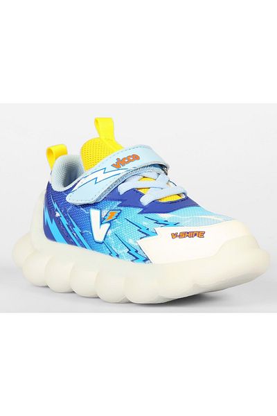 Kocamanlar Ayakkabı Vicco Flash Lighted Orthopedic Children's Sports Shoes Dark Blue