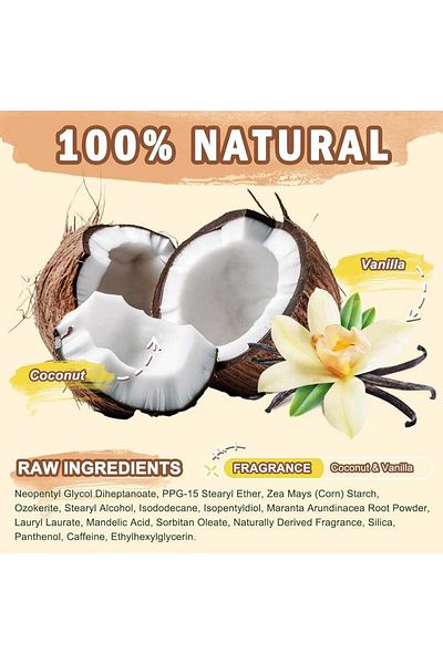 NOVA KISS Aluminum-free Deodorant Stick With Coconut And Vanilla 72h Protection, Unisex, 75 G