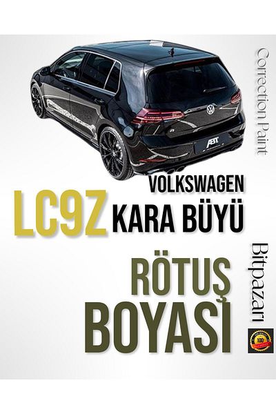 Flea Market (Volkswagen Lc9Z - Black Magic) - Professional Touch up Paint - Stone Mark and Scratch Remover