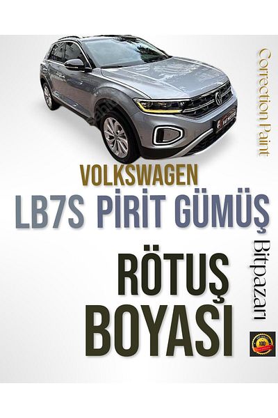 Flea Market Lb7S - Vw Pyrite Silver Professional Automobile Scratch Stone Mark Remover Satin Silver - Touch-Up Paint 20ml.