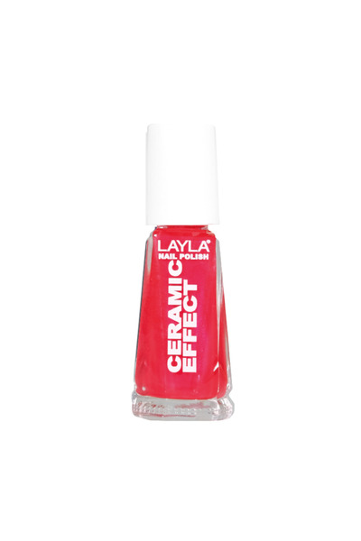 Layla Cosmetics Nail Polish Ceramic Effect N.94 Canadian Rosu - Lac de Unghii Clasic