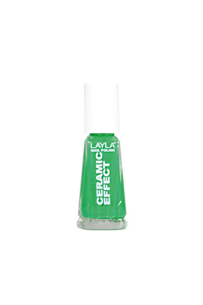 Layla Cosmetics Nail Polish Ceramic Effect N.116 Funky Giada - Lac de Unghii Clasic