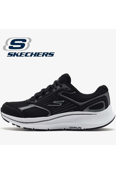 SKECHERS Go Run Consistent 2.0 128606 Advantage Kadın Koşu Ayakkabısı SİYAH-BEYAZ