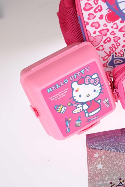 Hello Kitty Lisanslı Okul Çantası,beslenme Kabı ,kalem Çantası,trıtan Matara Kırtasiye Seti Seti