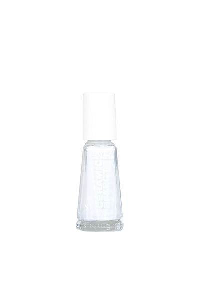 Layla Cosmetics Nail Polish Ceramic Effect N.1 Soft Alb - Lac de Unghii Clasic