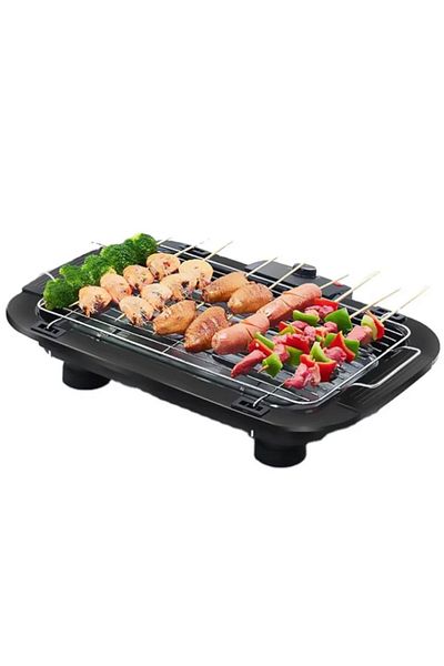 Luxi Electric Grill - 1800w-2000w, 5 Levels, Durable Metal Body, Compact, Advanced Safety -