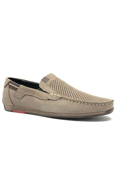 KOCAMANLAR James Franco 5091 Leather Casual Tımbırlent Men's Shoes SAND