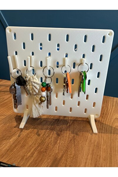 Atlas Lab Skadis Pano - Çok Amaçlı - Modüler Delikli Organizasyon Panosu - 3d Baskı - 22x24cm