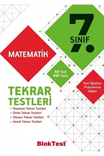 Genel Markalar 7.sınıf Bloktest Matematik Tekrar Testleri Bloktest - Tudem