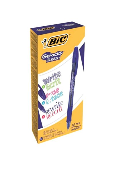 Bic Gelocity Illusion Silinebilir Jel Kalem Mavi