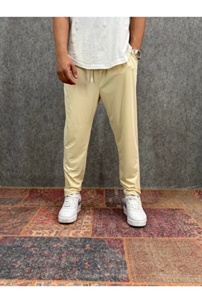 FıttingRoom Elastic Waist Lycra Micro Fabric Trousers