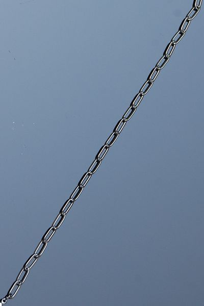 Rua Jewelry Steel Paper Clip Chain Bracelet 4 mm Silver Color |   No Tarnish, Unisex, 2 Years Warranty