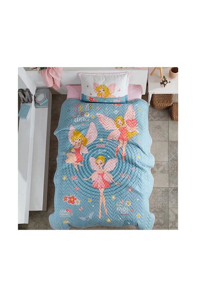 Clasy 100% Cotton Single Bedspread Set Power Girl
