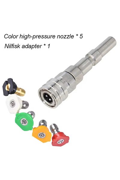 Choice B Adapter For Nilfisk Kew Alto Wap Calm, 1/4" Quick Connect With Spray Nozzle & Extension Bar, High.