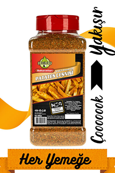 Çamlıca Baharat Kajun Baharatlı 600 Gr. Patates Çeşnisi Cajun Seasoning