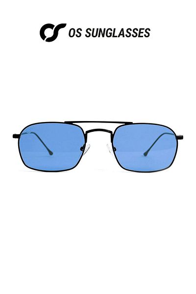 OS Sunglasses Ochelari de soare Rio albaștri pentru bărbați și femei
