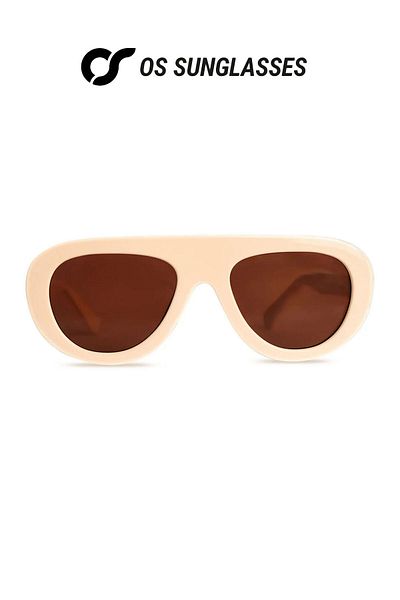 OS Sunglasses Ochelari de soare Lima Ivory pentru bărbați și femei