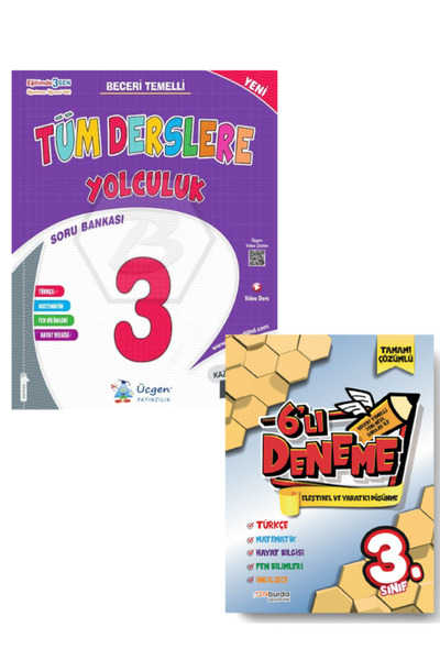Üçgen Yayıncılık 3 Sınıf Tüm Derslere Yolculuk Üçgen Yayınları