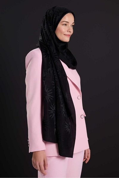 Imannoor 3028 Sun Born Shiny Jacquard Shawl 70X200