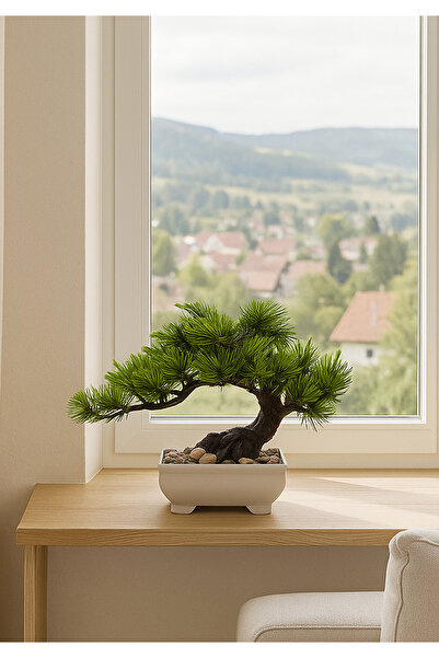 HOMİNG Homing Yapay Dekoratif Çam Ağacı 20 cm